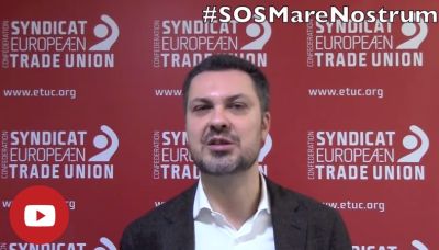 International Migrants Day - Luca Visentini, Confederal Secretary of the ETUC, calls for European Union' action for rescuing migrants and asylum seekers and for the maintain of Marenostrum operations. 
